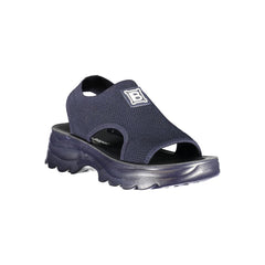 Laura Biagiotti Blaue Sandale aus Polyester für Damen