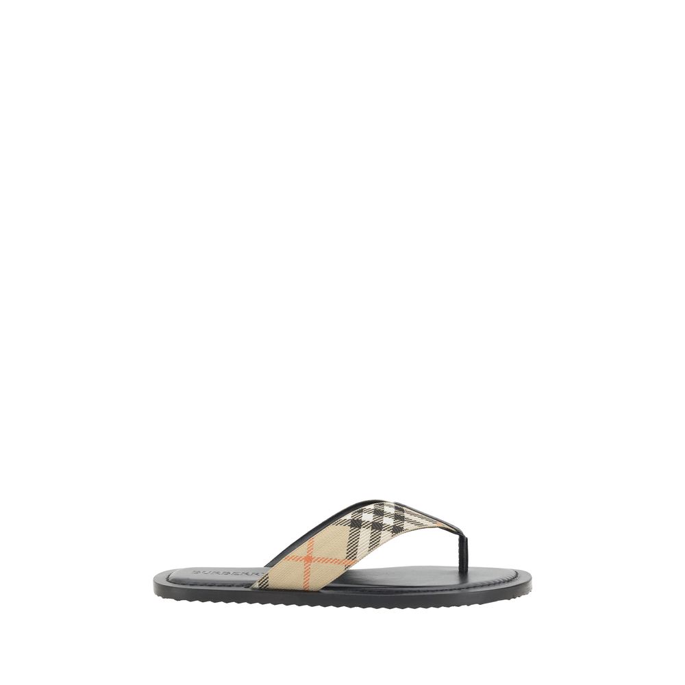 Burberry Zehensandalen aus mehrfarbigem Polyamid