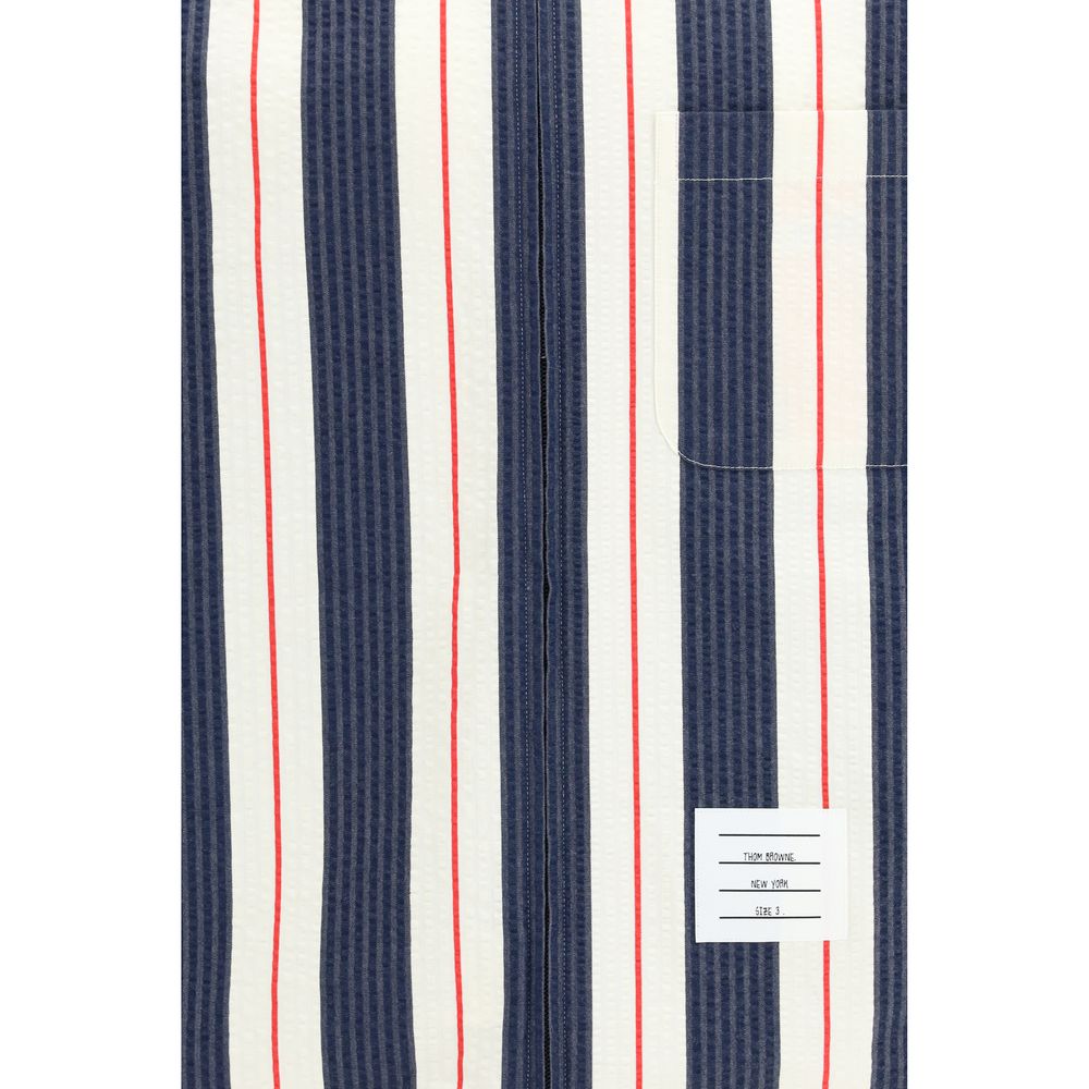 Thom Browne Hemd aus Baumwolle mit vielfarbigem Muster