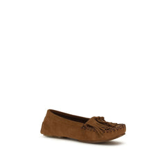 Paris Texas Braunes Kalbsleder Bos Taurus Slip-On Loafers