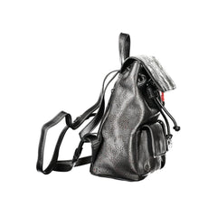 Desigual Schwarzer Damen-Mini-Rucksack aus Polyurethan