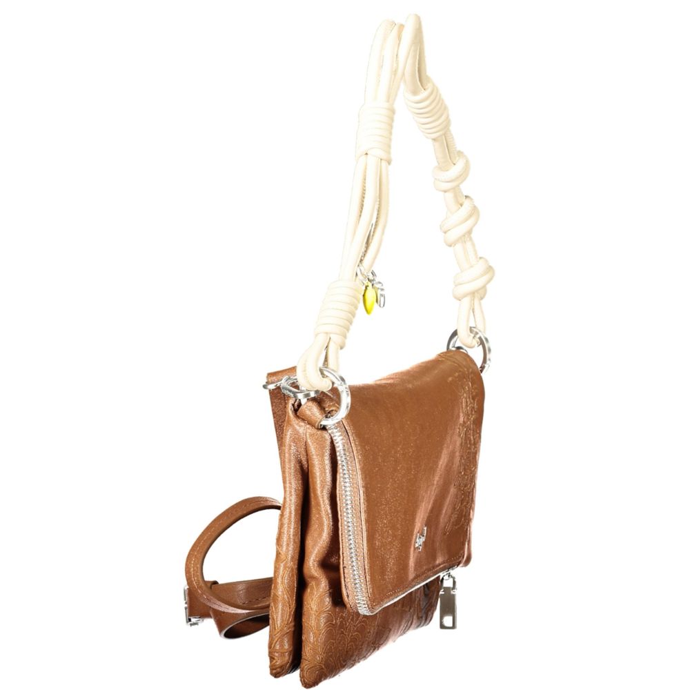 Desigual Bruine Polyurethaan Dames Handtas
