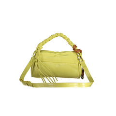 Desigual Giallo Polyurethan Damenhandtasche