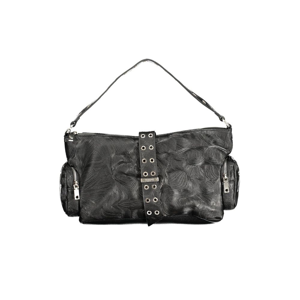 Desigual Nero Polyurethan Damenhandtasche
