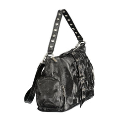 Desigual Nero Polyurethan Damenhandtasche