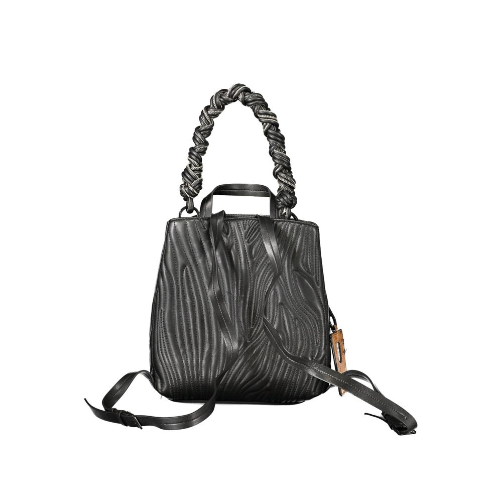Desigual Zwart Polyurethaan Dames Mini Rugzak