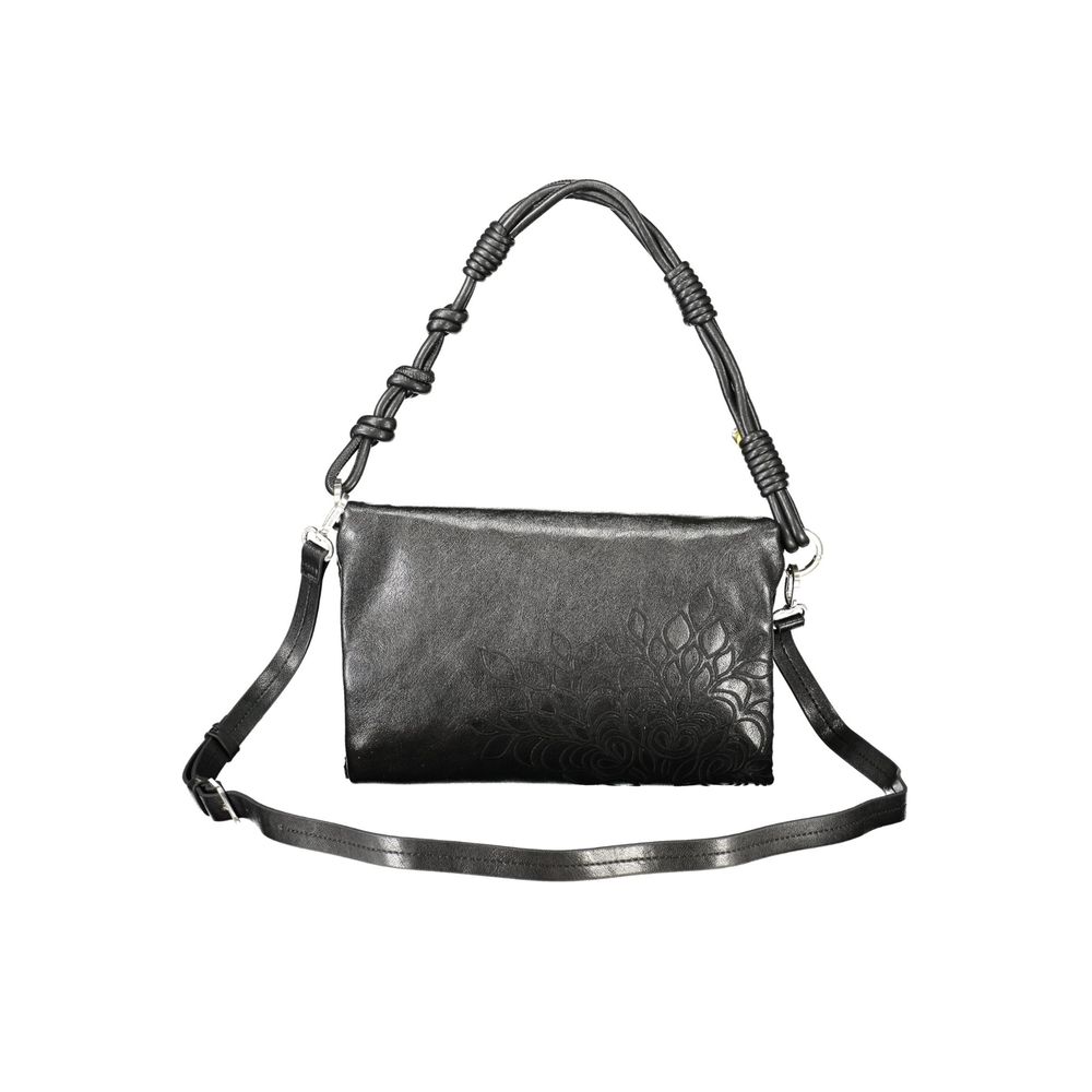 Desigual Schwarze Damenhandtasche aus Polyurethan