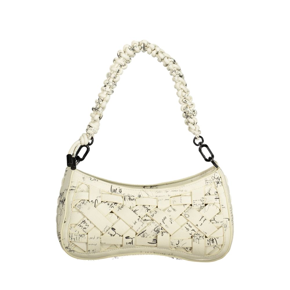 Desigual Bianco Polyurethan Damenhandtasche