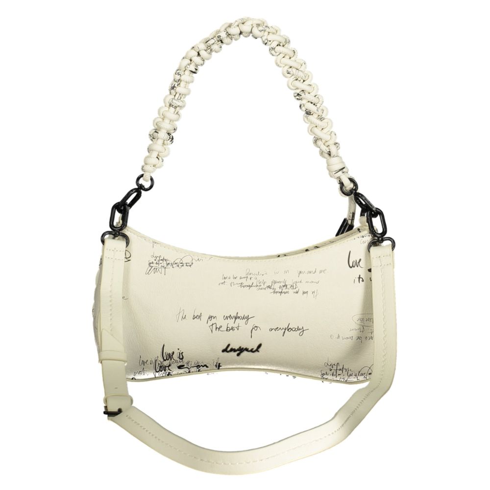 Desigual Bianco Polyurethan Damenhandtasche