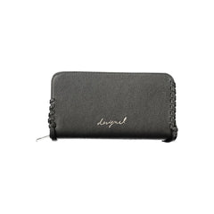Desigual Zwart Polyurethaan Damesportemonnee