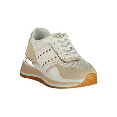Laura Biagiotti Bianco Polyurethan Damen Sneaker