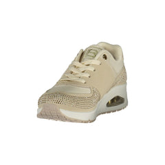 Laura Biagiotti Beige Polyurethane Women Sneaker