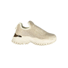 Laura Biagiotti Beige Polyurethane Women Sneaker