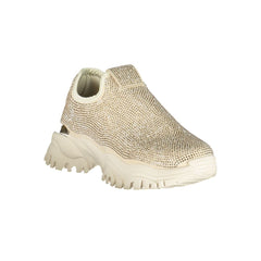 Laura Biagiotti Beige Polyurethane Women Sneaker