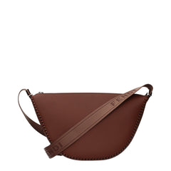 Fendi Bruine Leren Crossbody Tas