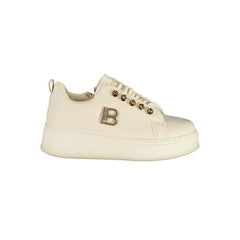 Laura Biagiotti Bianco Polyurethane Women Sneaker