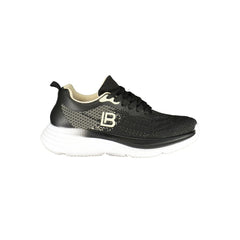 Laura Biagiotti Schwarzer Polyester Damen-Sneaker