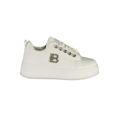 Laura Biagiotti Bianco Polyurethane Women Sneaker