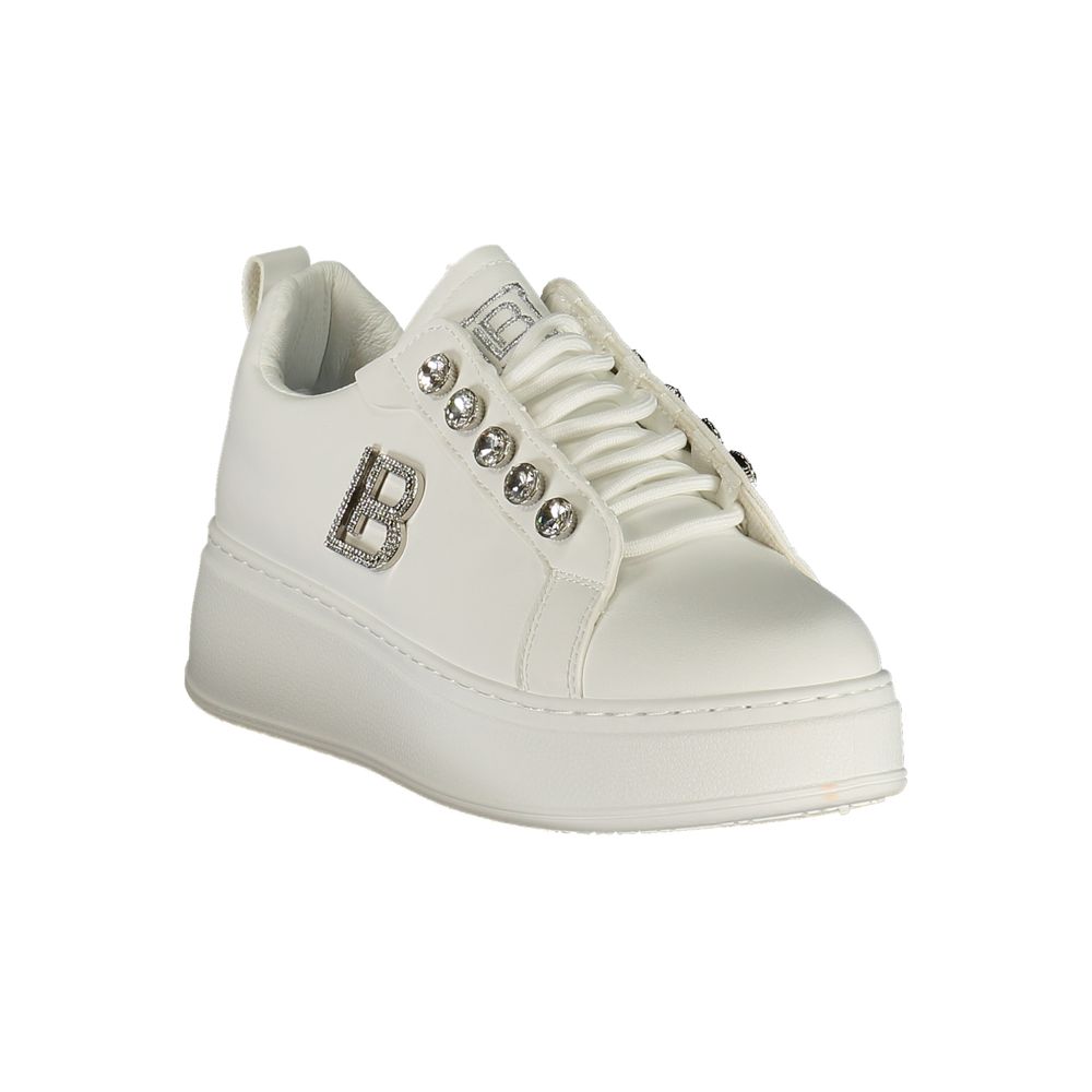 Laura Biagiotti Bianco Polyurethane Women Sneaker