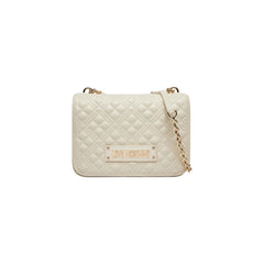 Love Moschino Beige Handtasche aus Polyethylen