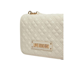 Love Moschino Beige Handtasche aus Polyethylen