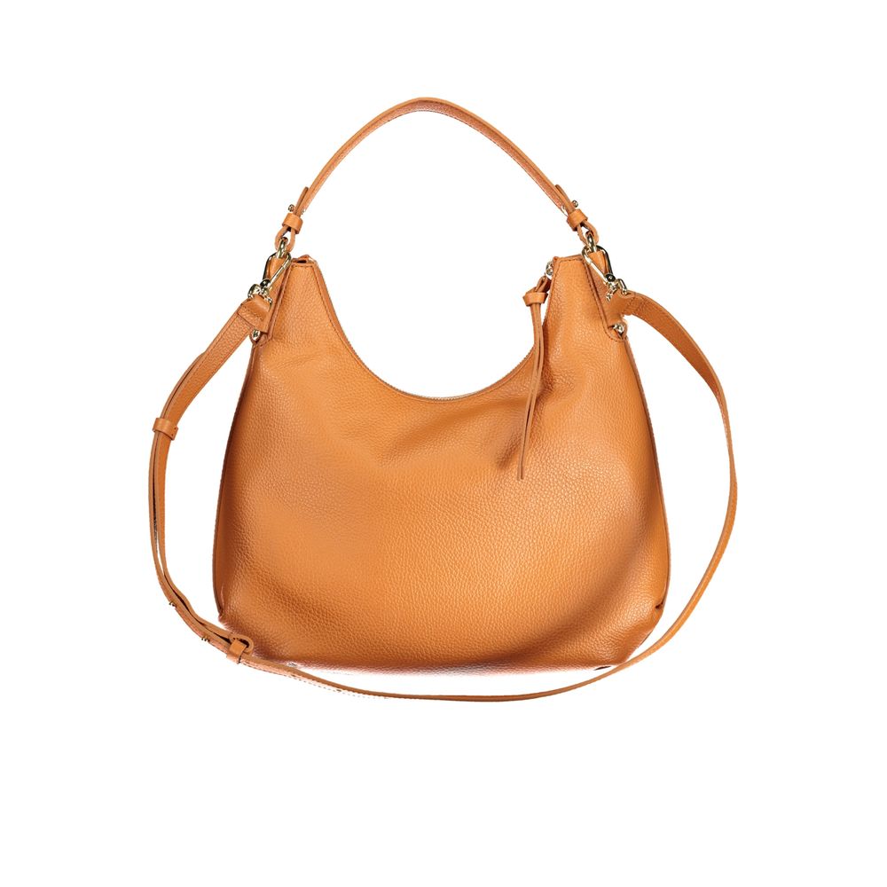 Coccinelle Arancione Leder Damen Handtasche