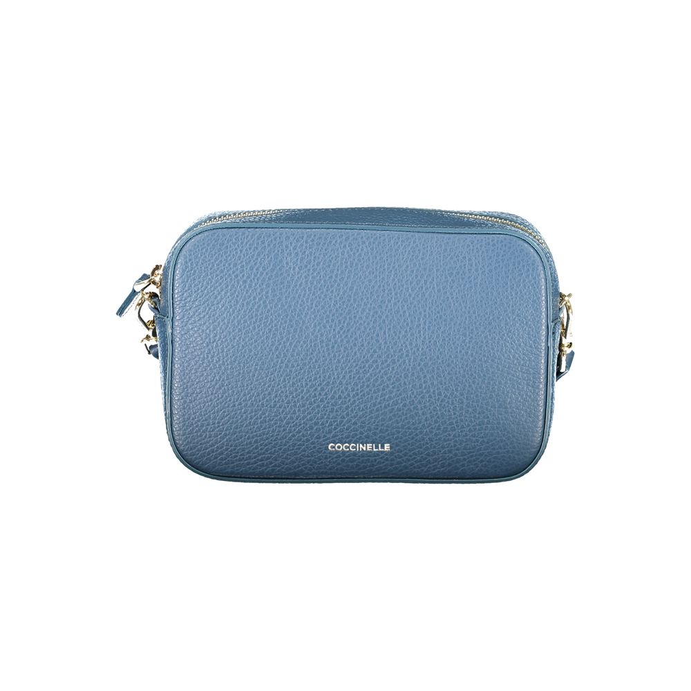 Coccinelle Damenhandtasche aus blauem Leder