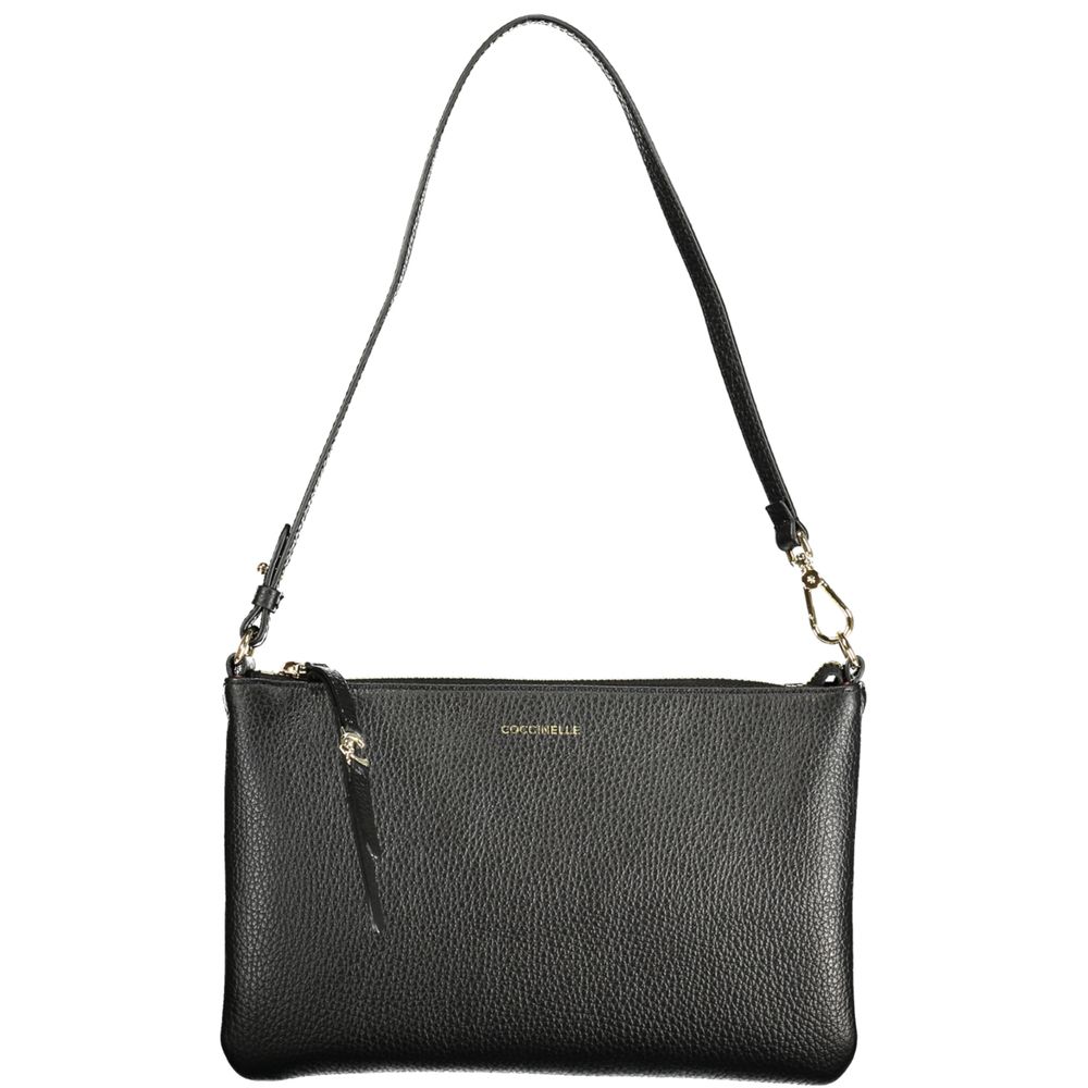 Coccinelle Schwarze Leder Damen Handtasche