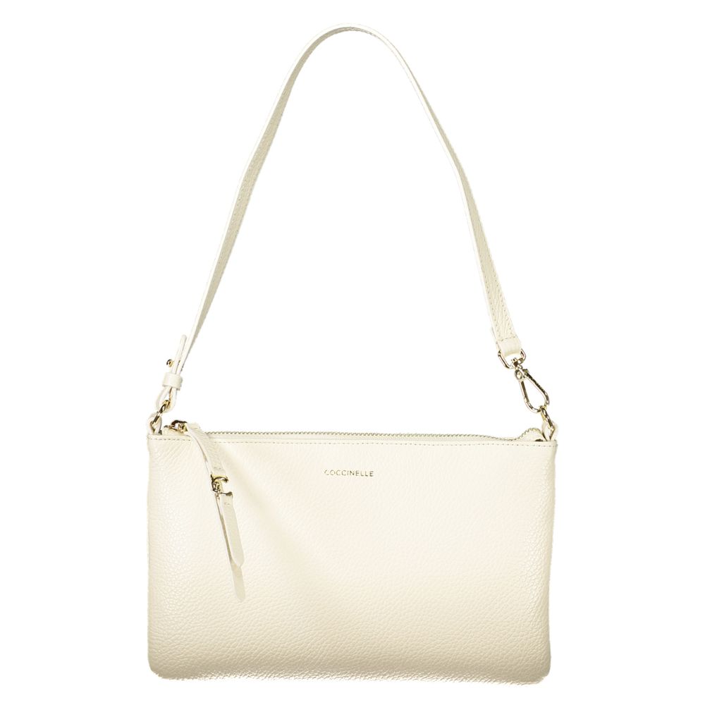 Coccinelle Bianco Pelle Damenhandtasche