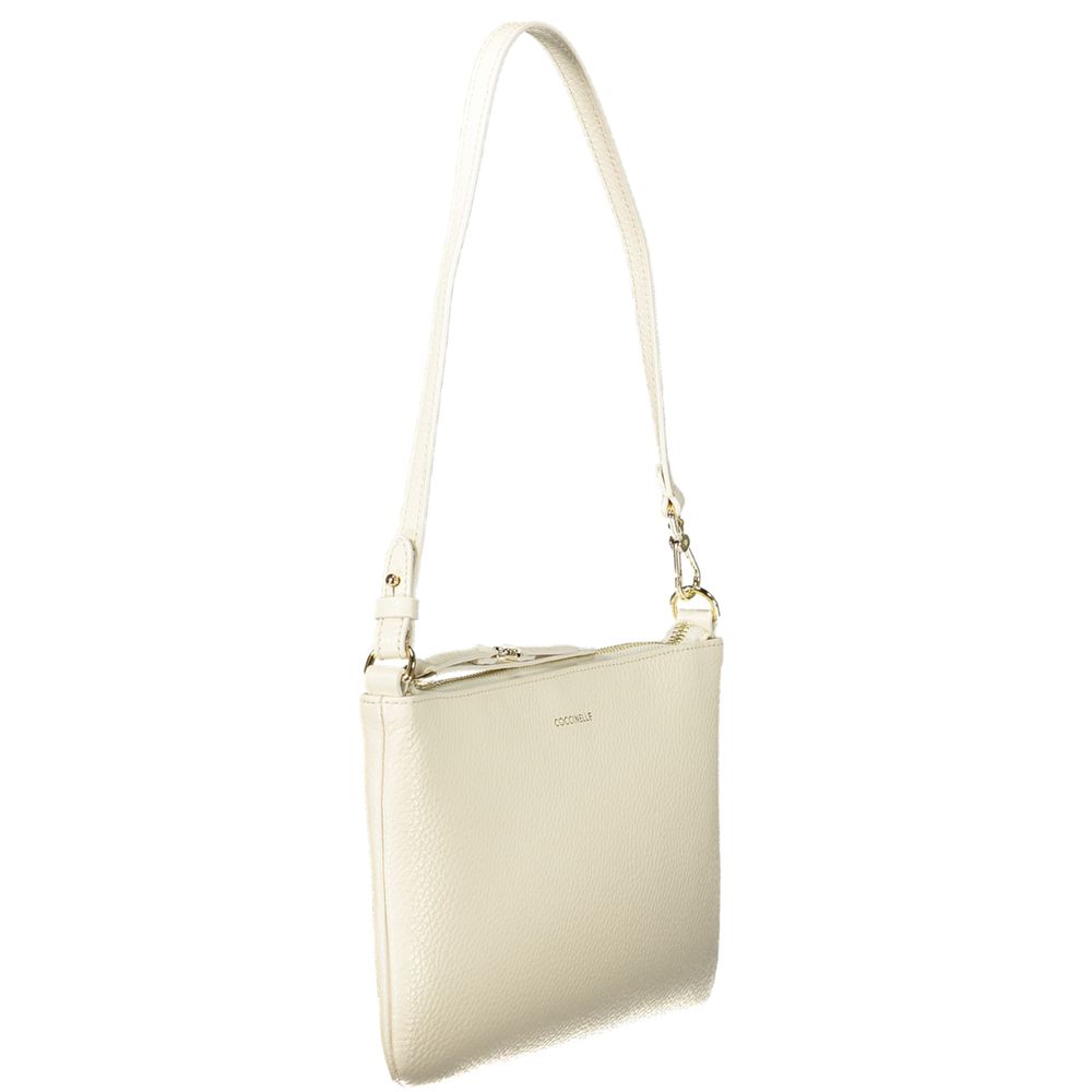 Coccinelle Bianco Pelle Damenhandtasche