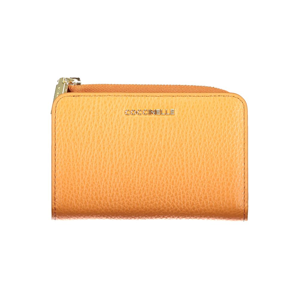 Coccinelle Arancione Damen Portemonnaie aus Leder
