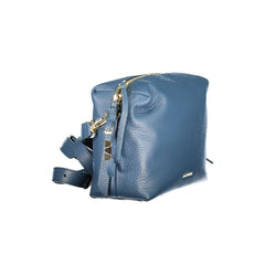 Coccinelle Blu Leder Damen Umhängetasche