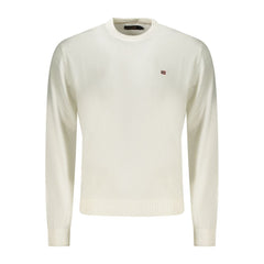 Napapijri White Cotton Men Shirt