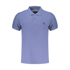 Timberland Blue Cotton Men Polo