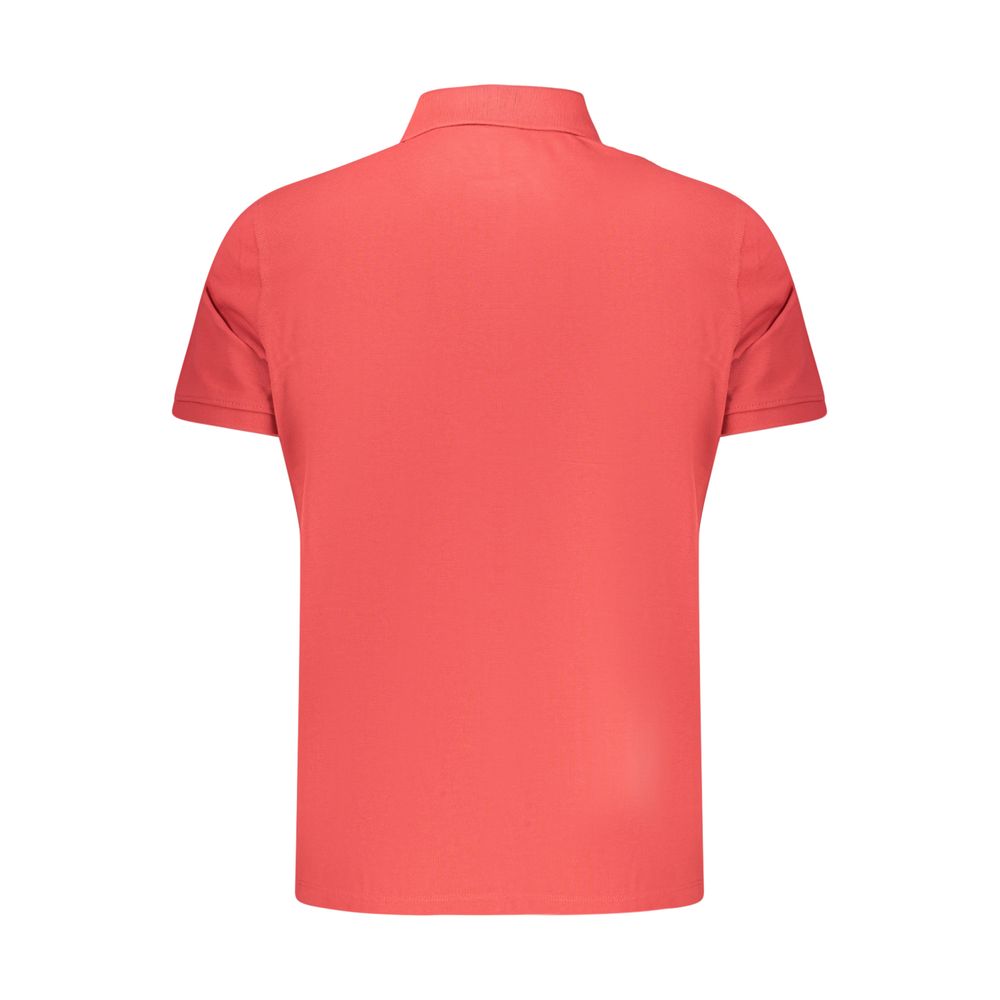Timberland Herren-Poloshirt aus roter Bio-Baumwolle