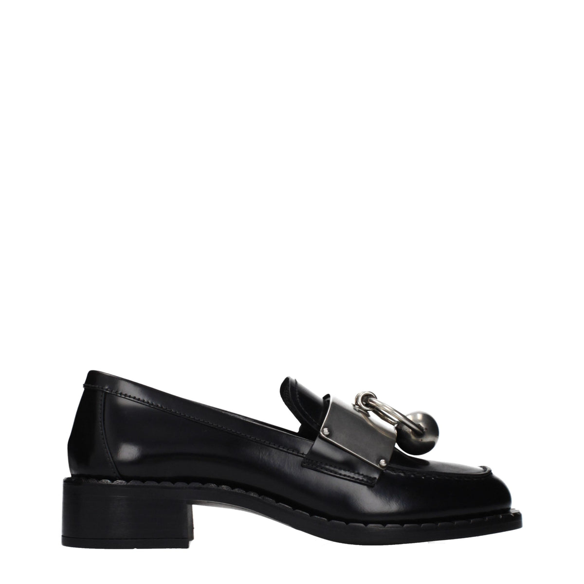 Prada Zwarte Leren Slip-On Instappers