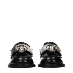 Prada Zwarte Leren Slip-On Instappers