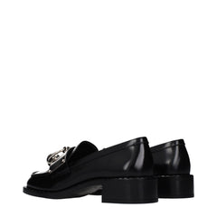 Prada Zwarte Leren Slip-On Instappers