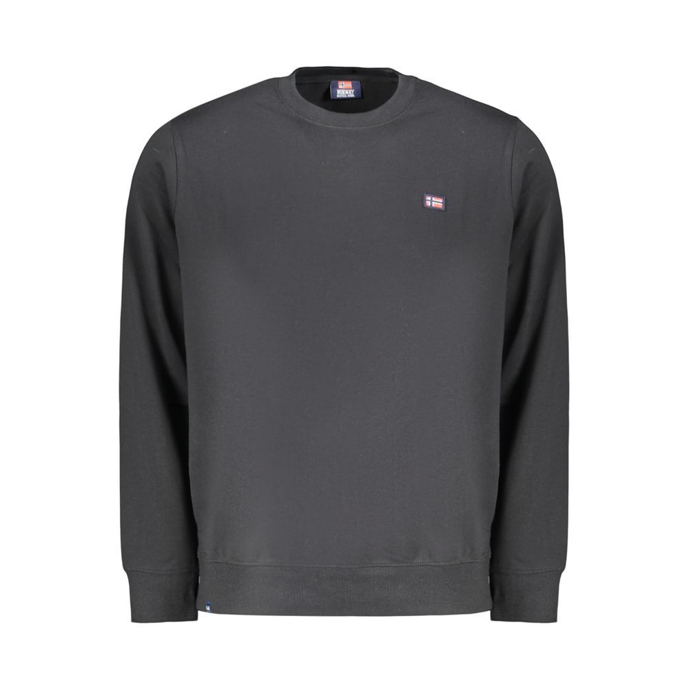 Norwegen 1963 Schwarzes Baumwoll-Herren-Sweatshirt