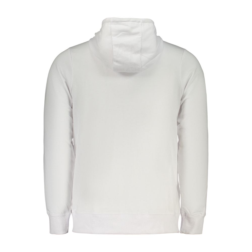 Norwegen 1963 Weißes Baumwoll Herren Sweatshirt mit Kapuze