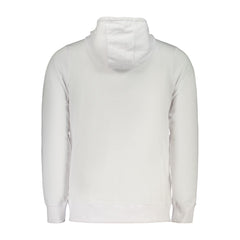 Norwegen 1963 Weißes Baumwoll Herren Sweatshirt mit Kapuze