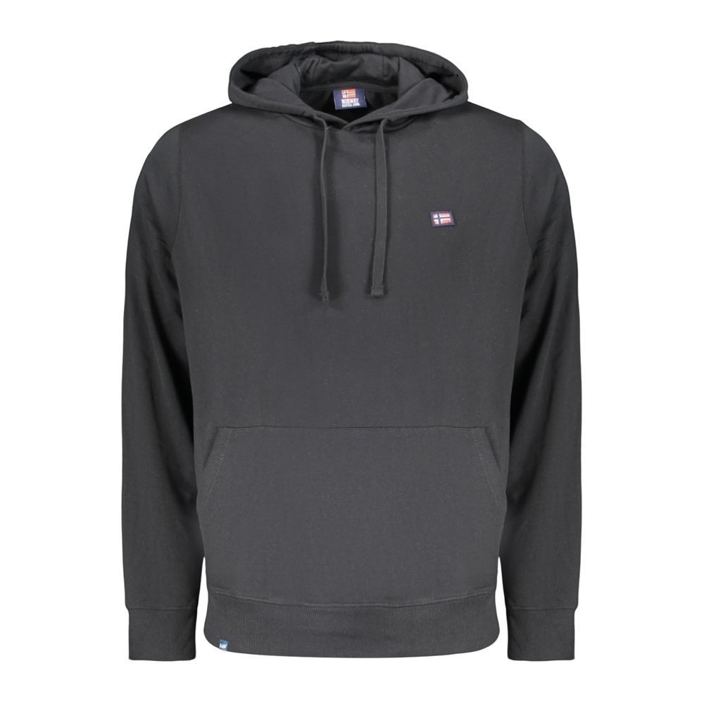 Norwegen 1963 Schwarzes Baumwoll-Herren-Sweatshirt