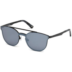 WEB EYEWEAR Zwarte metalen zonnebril