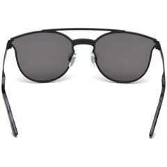 WEB EYEWEAR Zwarte metalen zonnebril