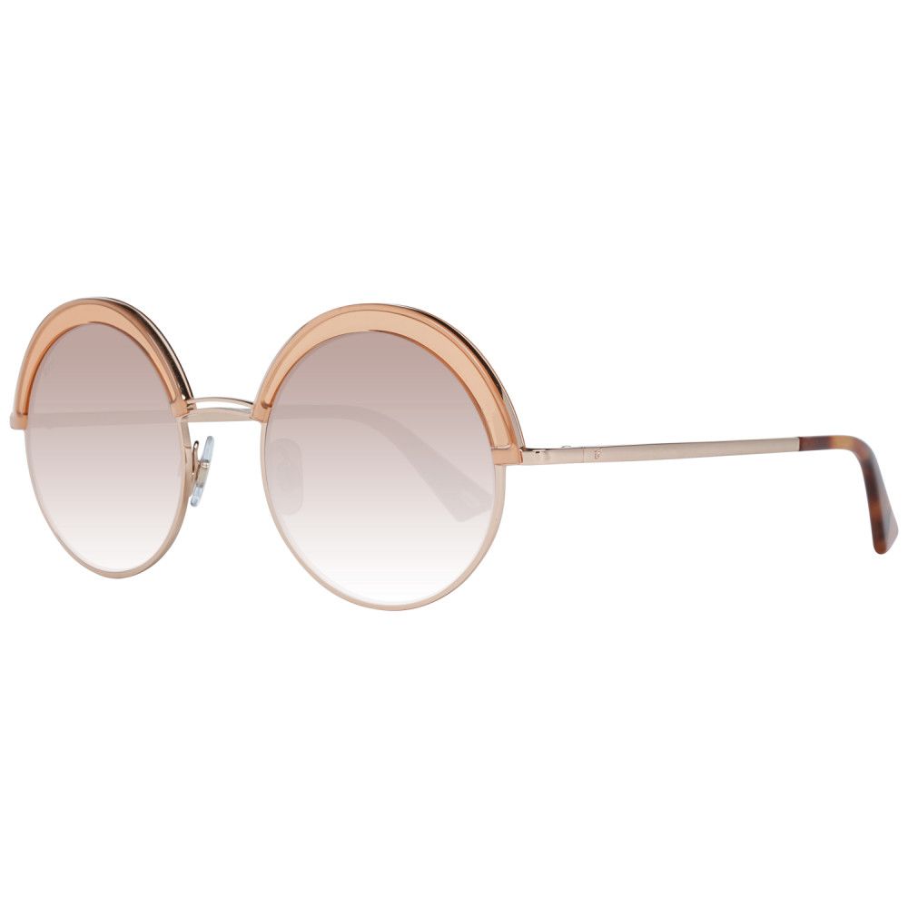 WEB EYEWEAR Goldene Sonnenbrille aus Metall