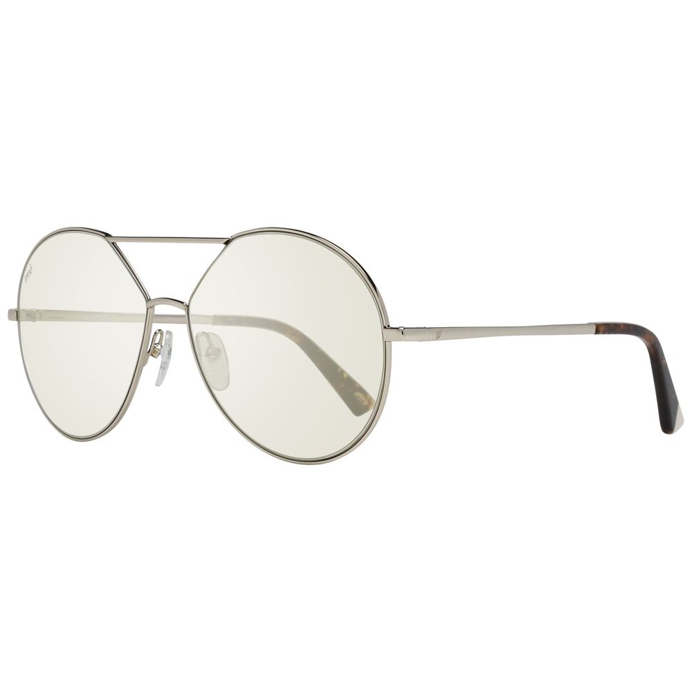 WEB EYEWEAR Goldene Sonnenbrille aus Metall