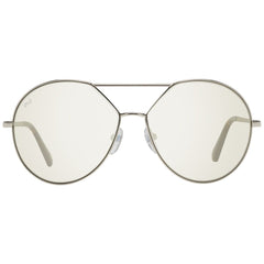 WEB EYEWEAR Goldene Sonnenbrille aus Metall