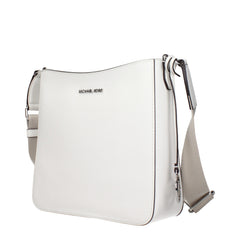 Michael Kors Witte Leren Schoudertas
