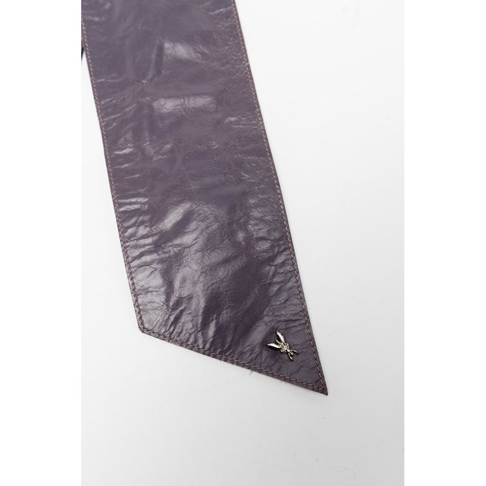 Patrizia Pepe Black Leather Regular Belt