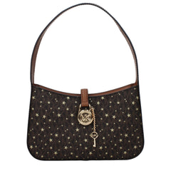 Michael Kors Handtasche aus braunem Stoff